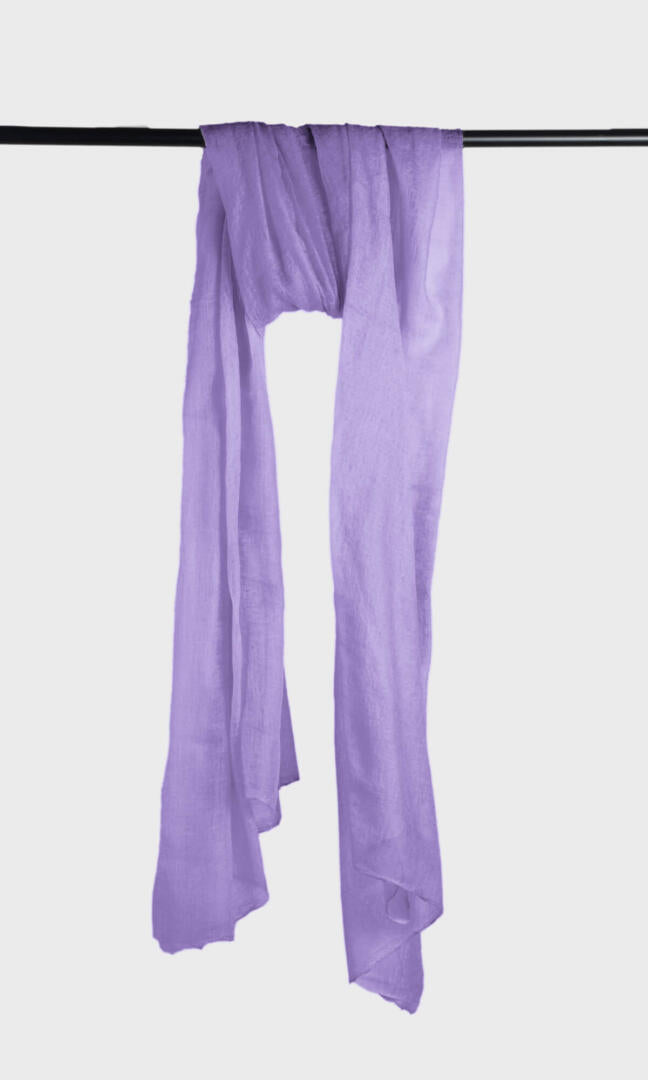 100% Pure Lilac Cashmere Shawl Handmade, exceptionally soft, lightweight & easy to use as a shawl, wrap, or scarf every day is protective & stylish.