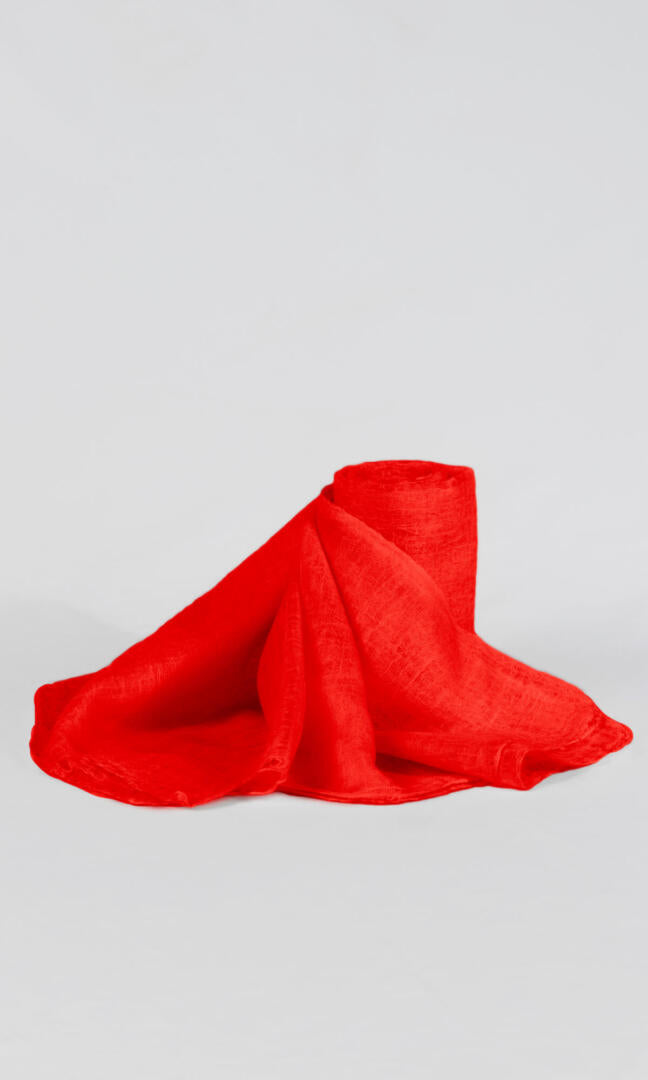 100% Pure Red Cashmere Shawl Handmade in Nepal, exceptionally soft, lightweight & easy to use as a shawl, wrap, or scarf every day is protective & stylish for both men and women.