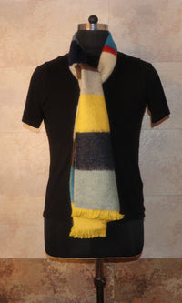 Handwoven Cashmere Neck Wrap Muffler - Everest Essence - 10x72 inches - Fall Winter Fashion - Winter Knot Style