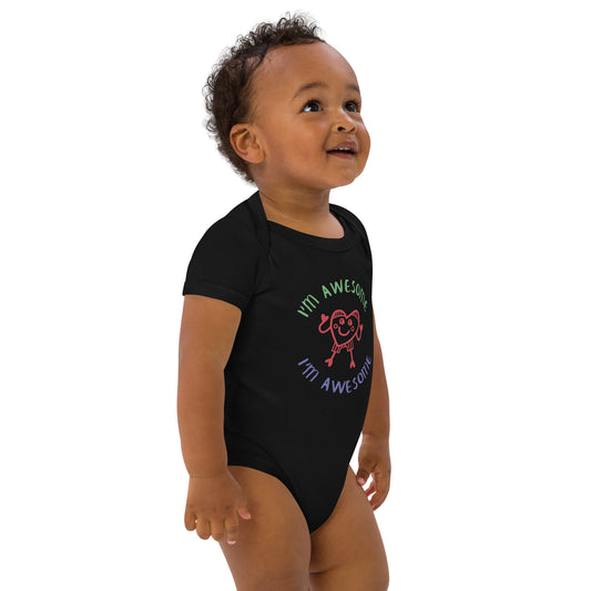 Organic cotton baby bodysuit