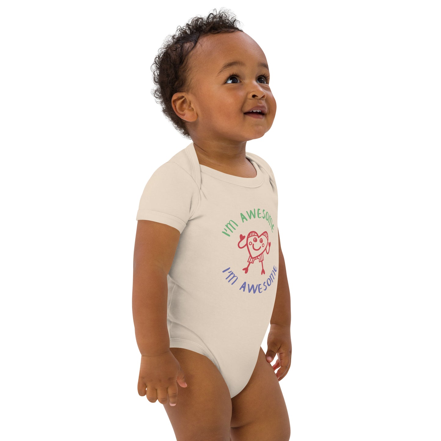 Organic cotton baby bodysuit