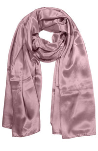 A 100% Plant Based Aviator Silk Scarf in Mauve Made From Rose Plant Yarn.